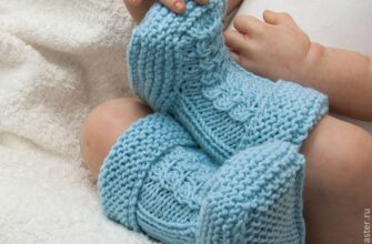 носочки для новорожденных спицами своими руками