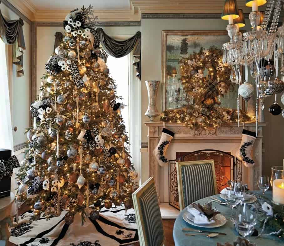 новогодняя елка в стиле барокко
