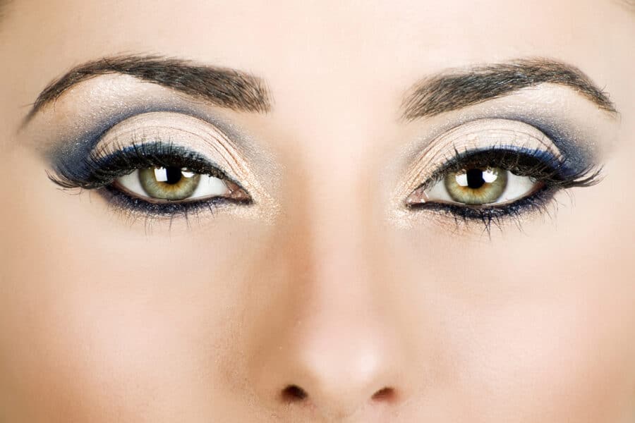 макияж для зеленых глаз 