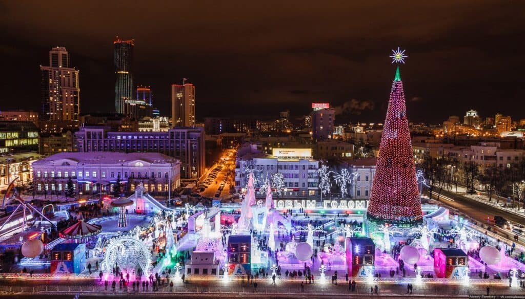 новый год в Екатеринбурге где отметить